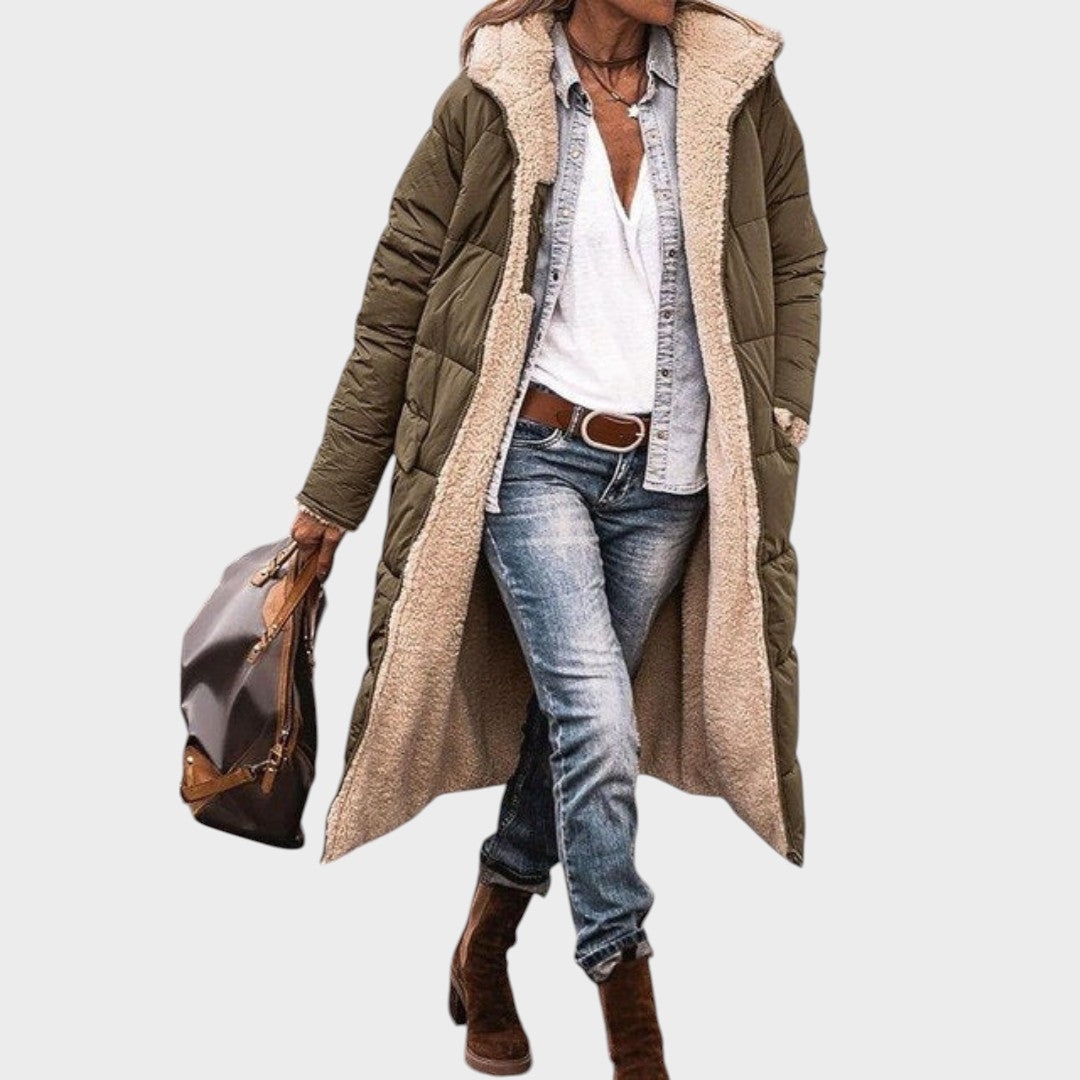 Camélia | Kétrétegű Hosszú Kabát