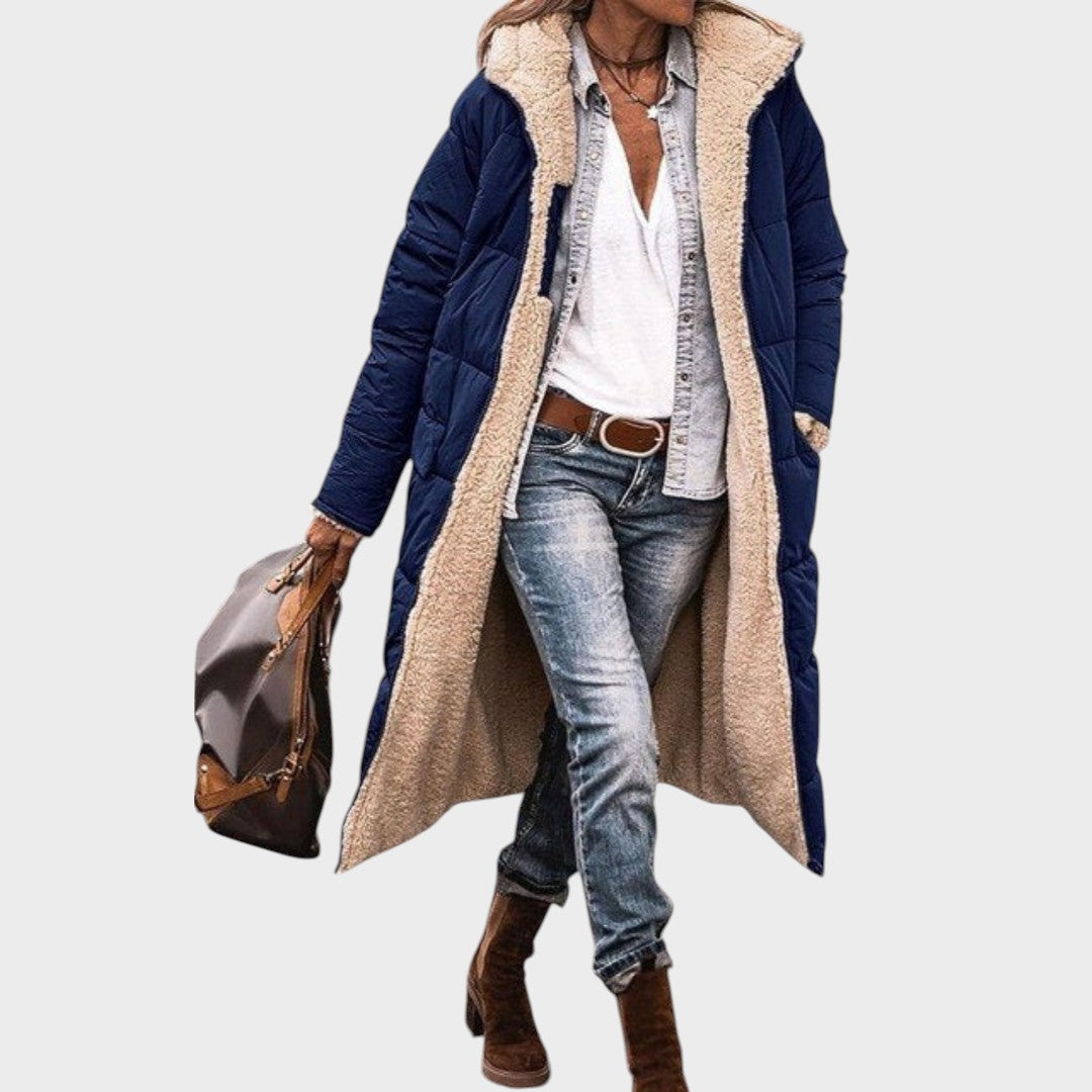 Camélia | Kétrétegű Hosszú Kabát