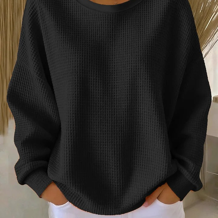 Nova | Klasszikus pamut pulóver