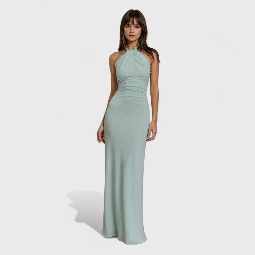 Elina | Elegáns halter dekoltázsú ruha