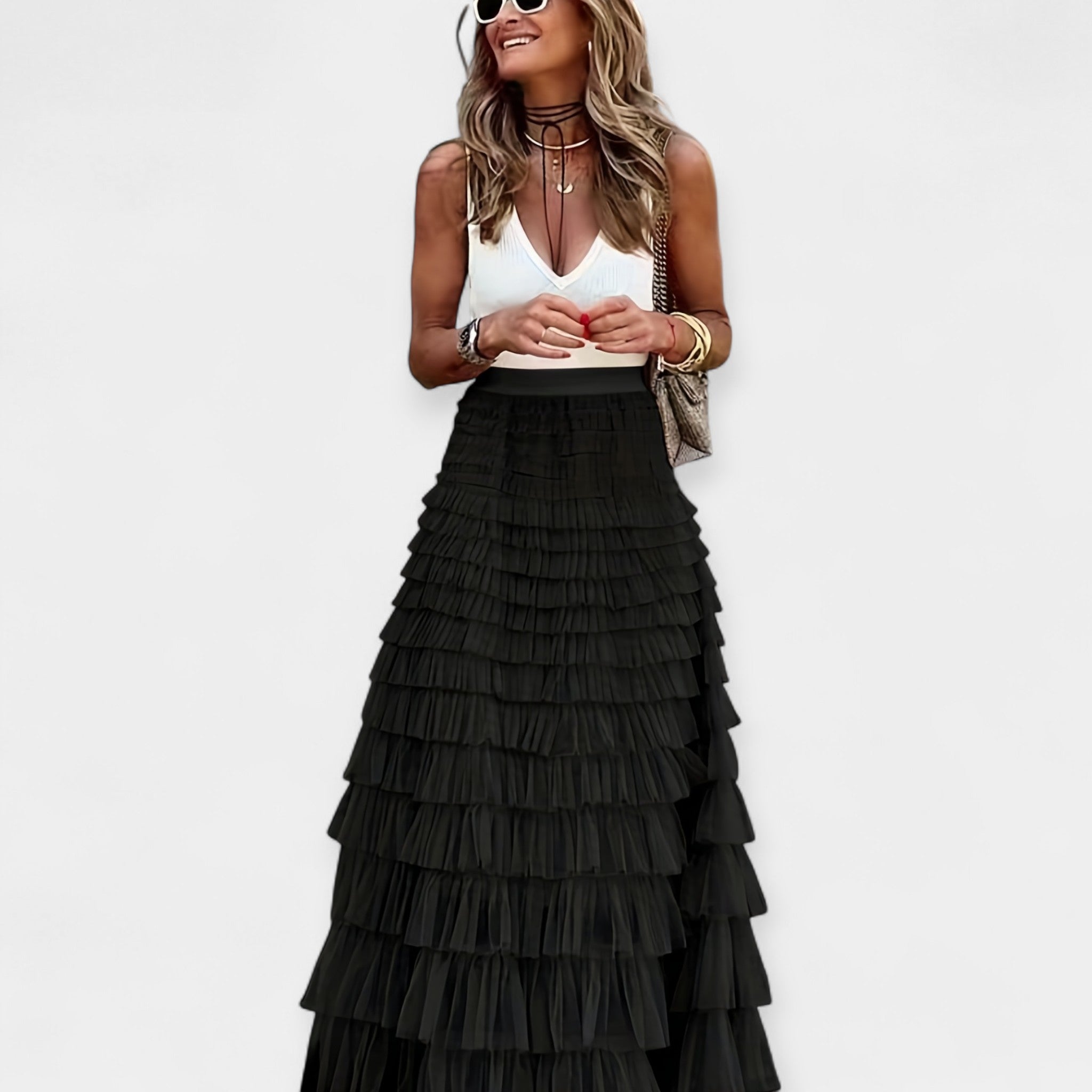 Léna | Boho szoknya nyári megjelenéshez