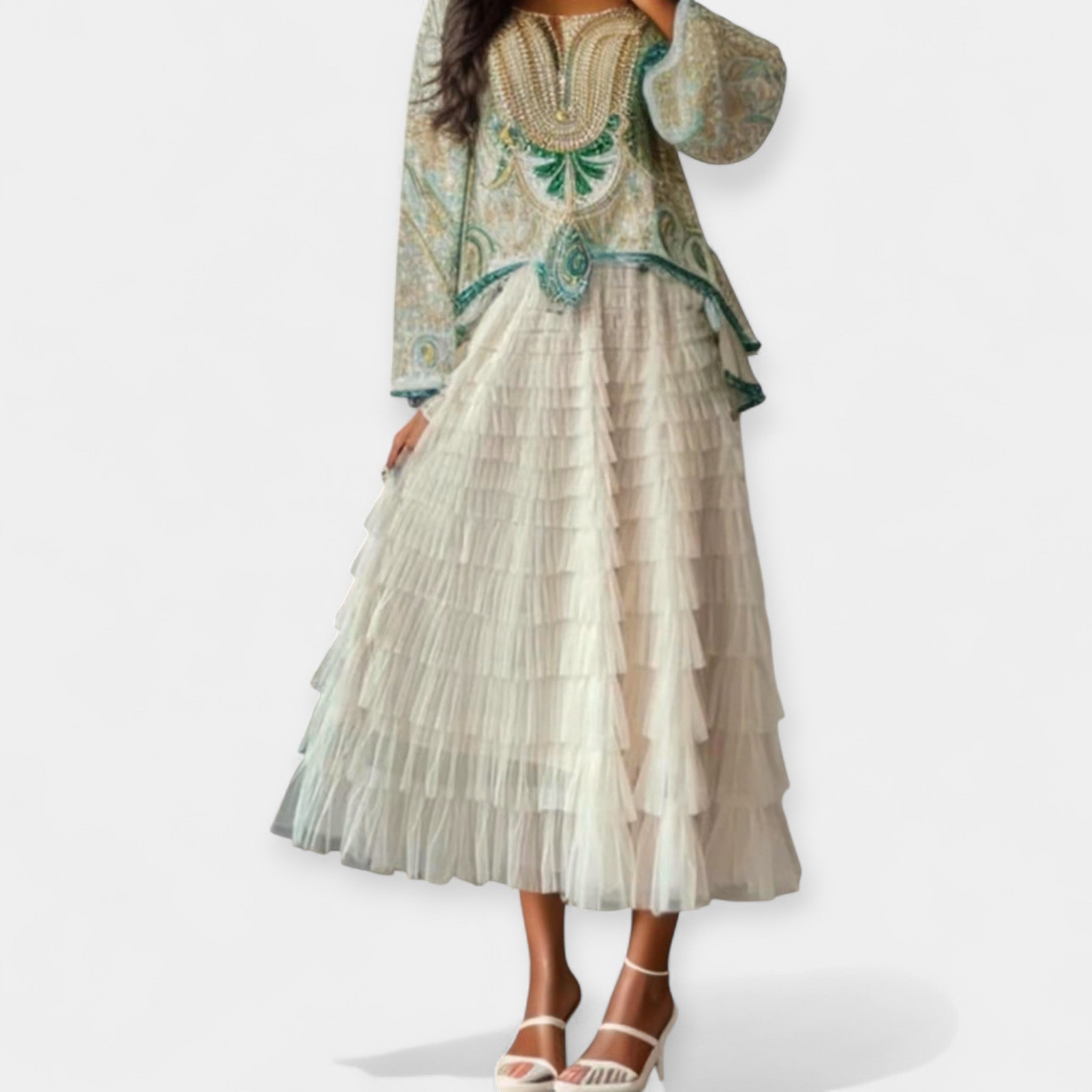 Lilla | Romantikus tüll szoknya elegáns