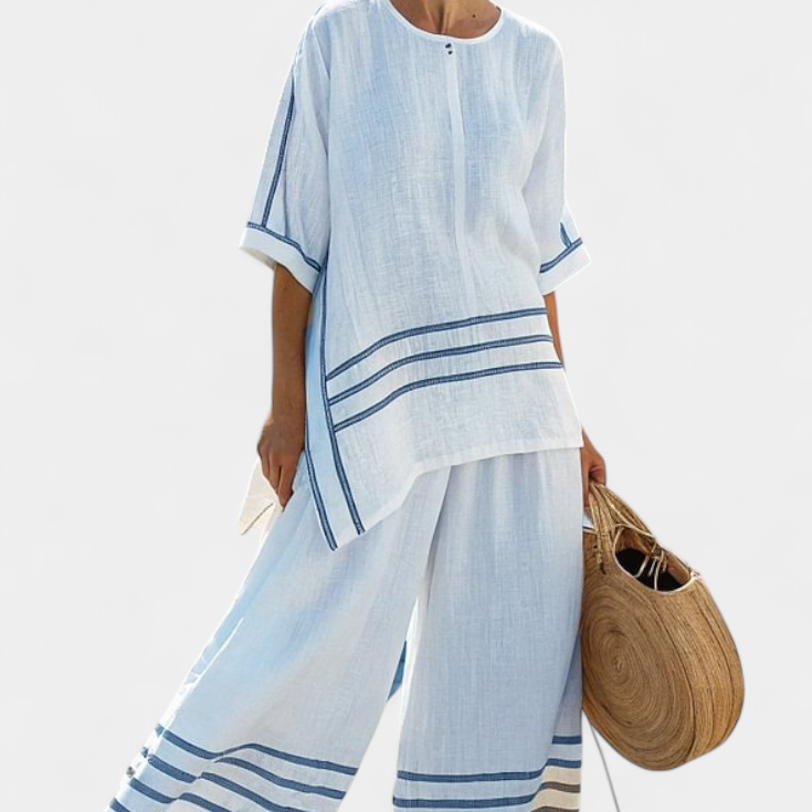 Panna | Könnyű pamut len overall