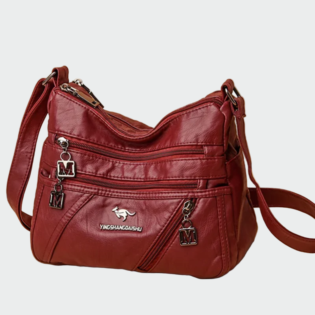 Dóra | Elegáns fekete válltáska praktikus