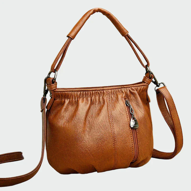 Csenge | Elegáns barna női válltáska