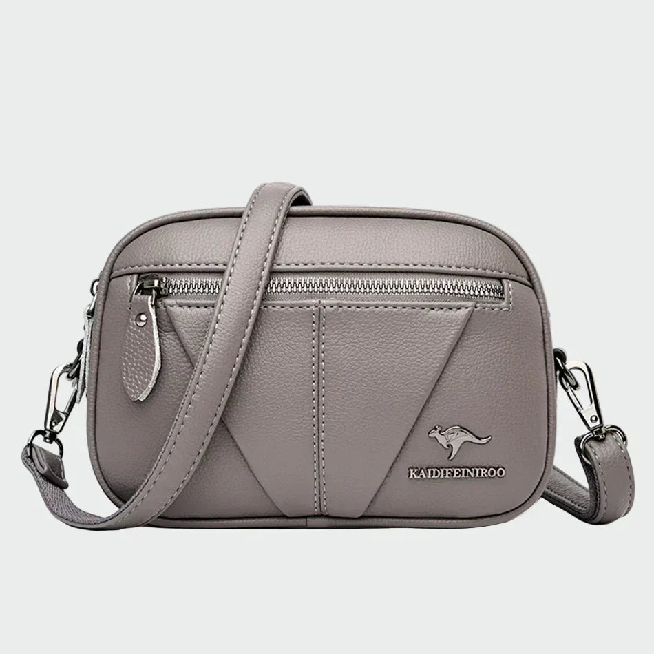 Dóra | Fekete öko bőr női táska