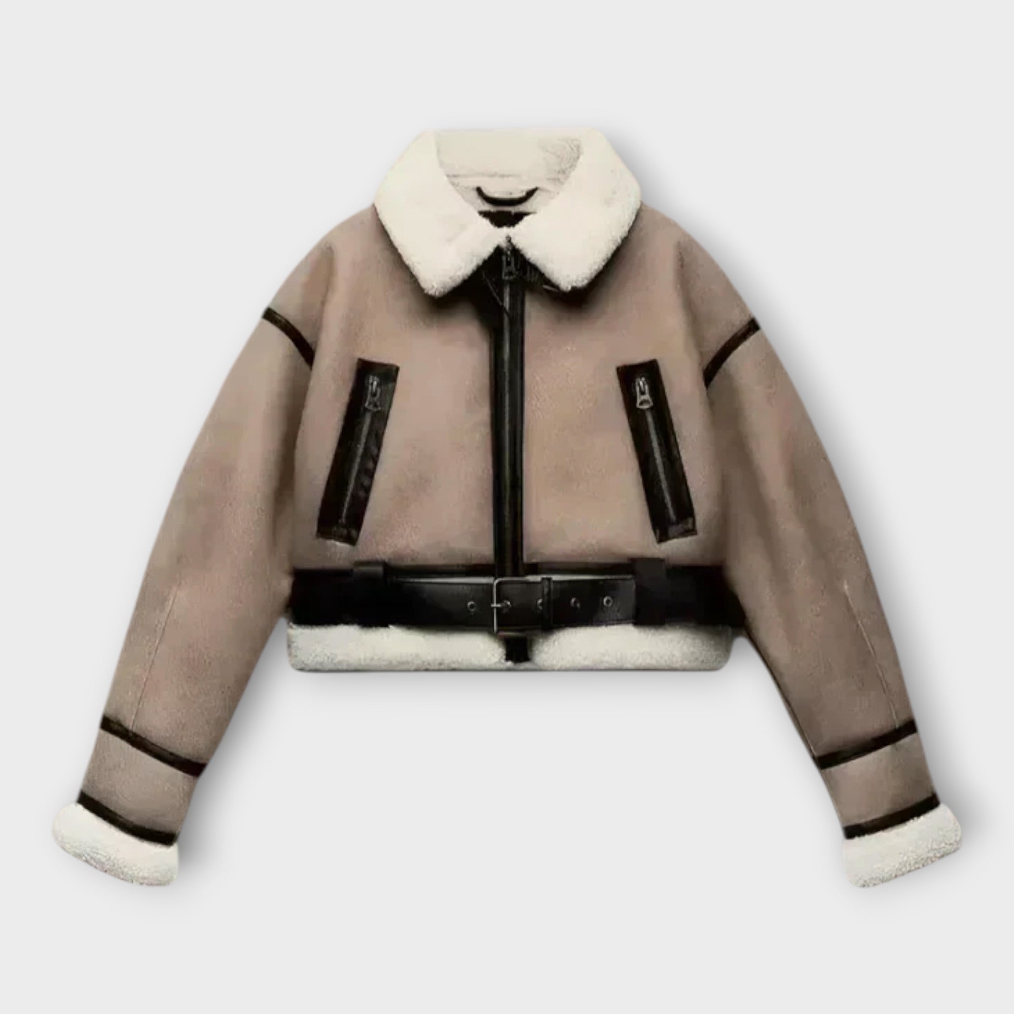 Réka | Elegáns bőrkabát minden alkalomra