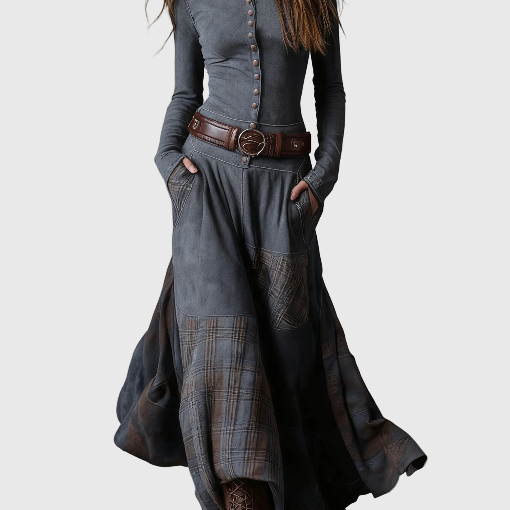 Isabelle | Vintage bohémi elegáns ruha