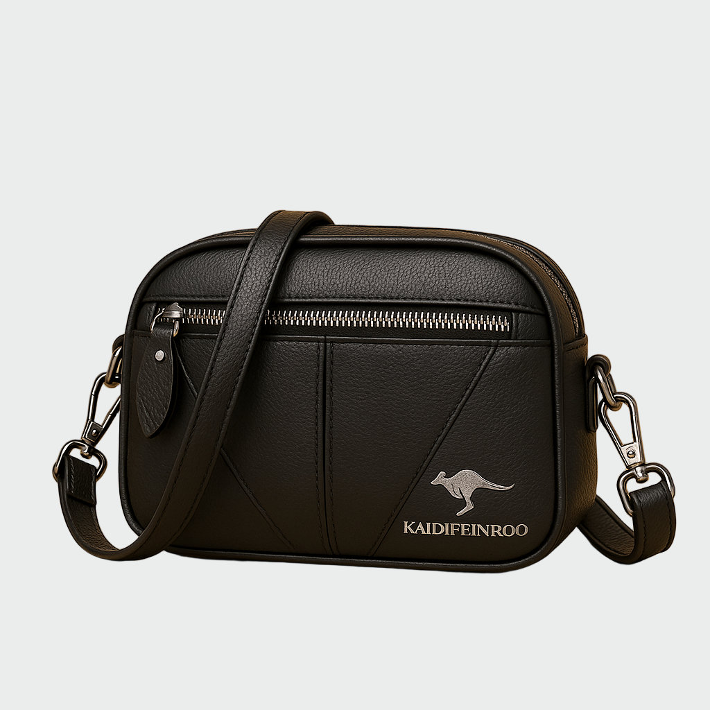 Dóra | Fekete öko bőr női táska