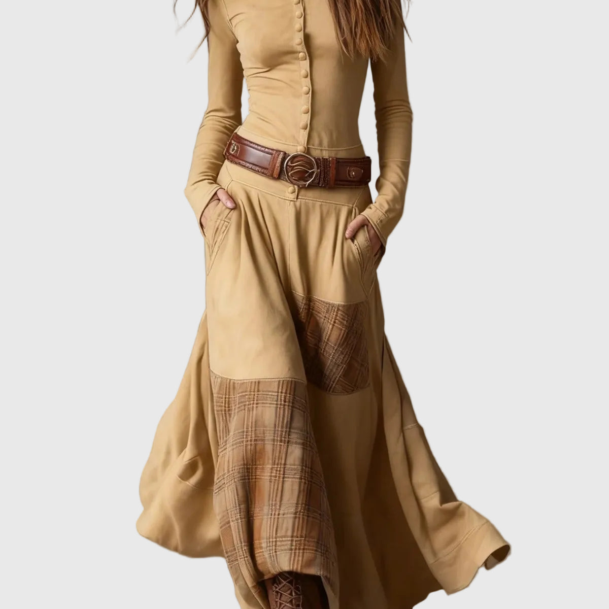 Isabelle | Vintage bohémi elegáns ruha