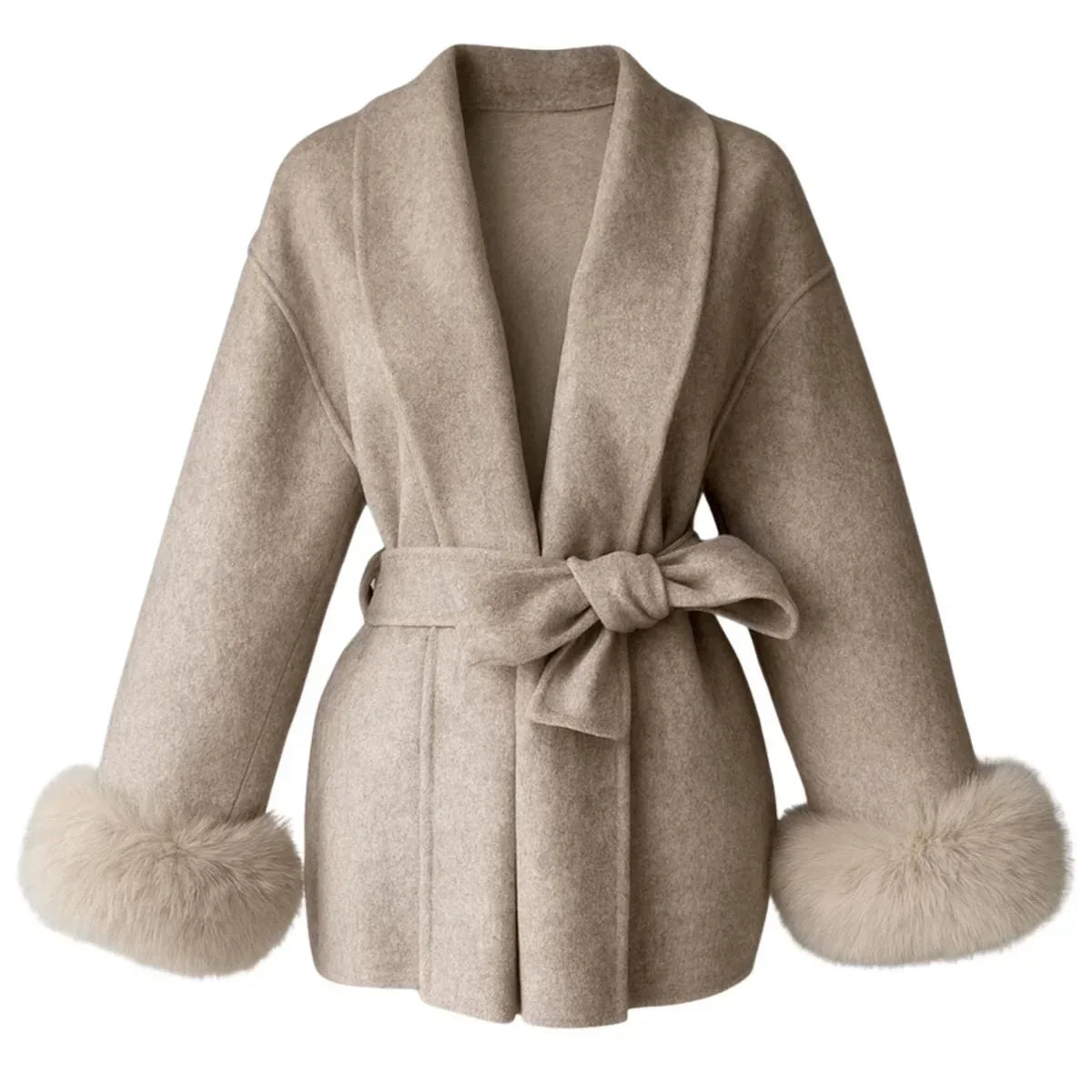 Arctic Grace | Elegáns gyapjúkabát