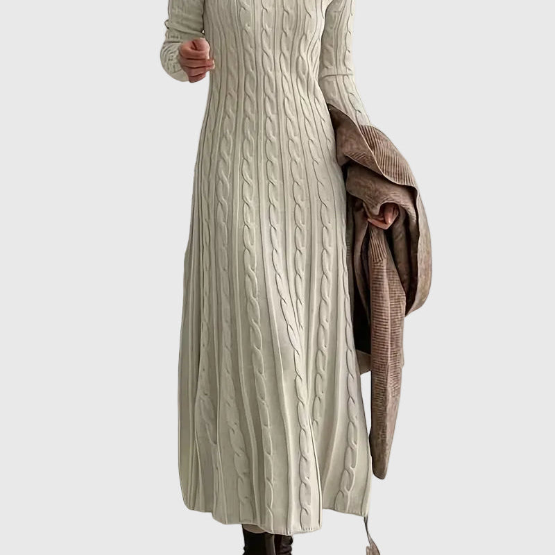 Vanessa | Vanessa hosszú kötött ruha