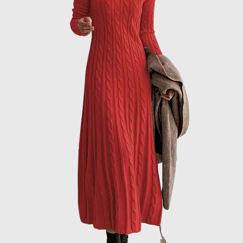 Vanessa | Vanessa hosszú kötött ruha