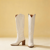 Nóra | Barna velúr női cowboy csizma