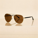 Emma | Színes retro szemüveg arany kerettel