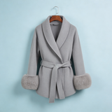 Arctic Grace | Elegáns gyapjúkabát