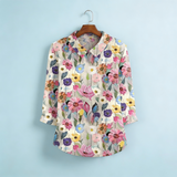 Kelli | Kelli Vintage virágos blúz