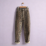 Chandra | Leopárdmintás vintage farmernadrág