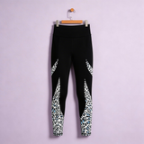 Panna | Leopárdmintás elasztikus leggings zsebbel