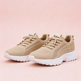 Luca | Elegáns bézs sportcipő kényelmes