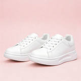 Noémi | Minimalista stílusú fehér sportcipők