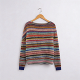 Manonin | Női retro pulóver puha anyagból