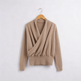 Elena | Elegáns V-kivágású pulóver