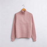 Vili | Cipzáras V-nyakú női pulóver