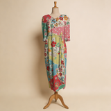 Luca | Színes patchwork hosszú ruha