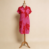 Dagmar | Romantikus virágmintás Dagmar ruha