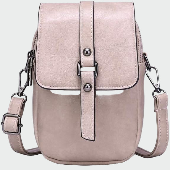 Virág | Kicsi fekete elegáns válltáska