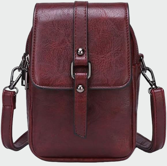 Virág | Kicsi fekete elegáns válltáska