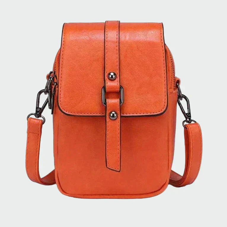 Virág | Kicsi fekete elegáns válltáska